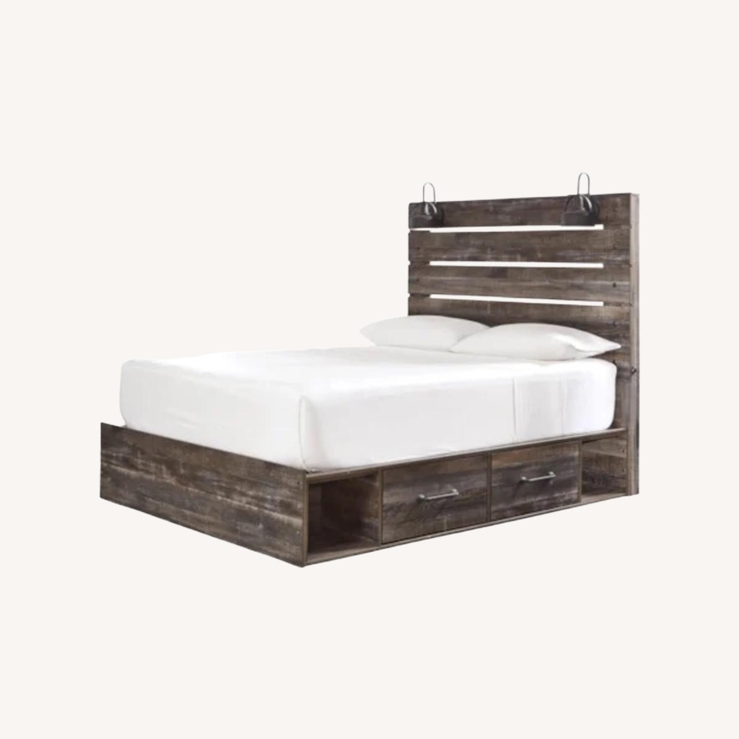 Drystan Queen Bed Frame With Storage - image-0