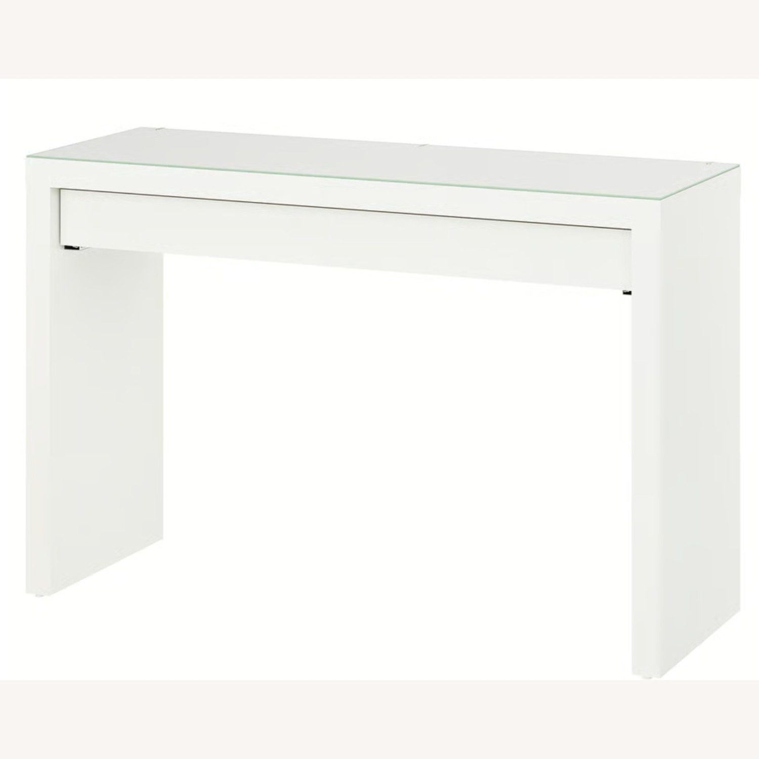 IKEA Malm White Make-Up Table Desk - image-2
