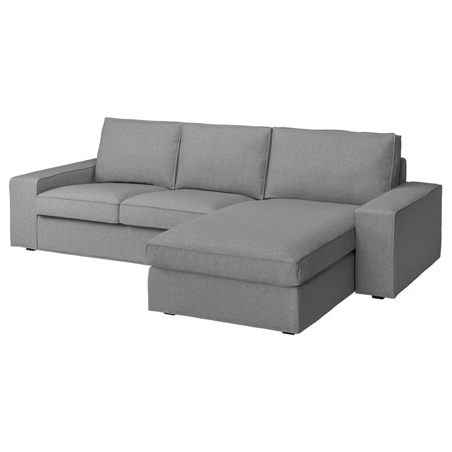 IKEA KIVIK Sofa with Chaise Tibbleby Beige Gray - image-7