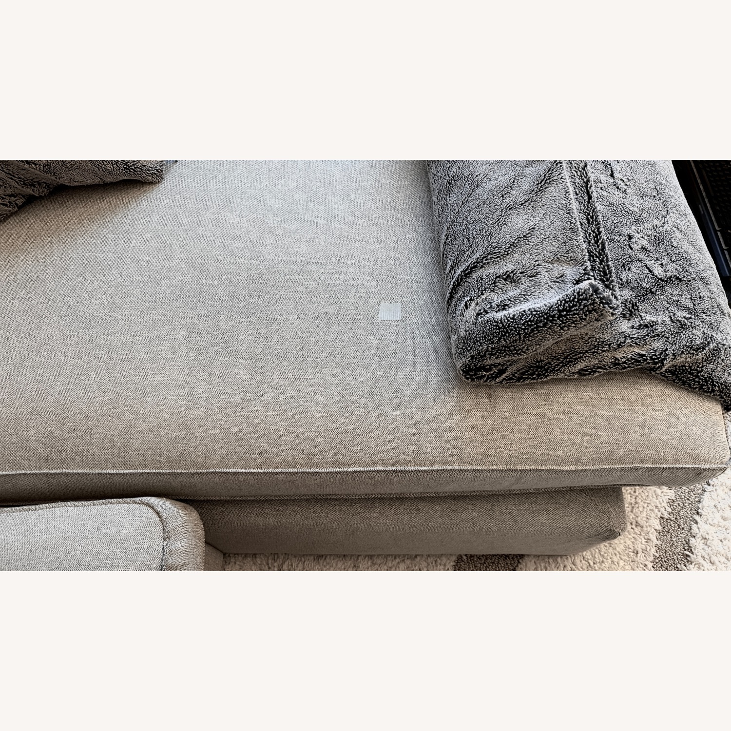 IKEA KIVIK Sofa with Chaise Tibbleby Beige Gray - image-6