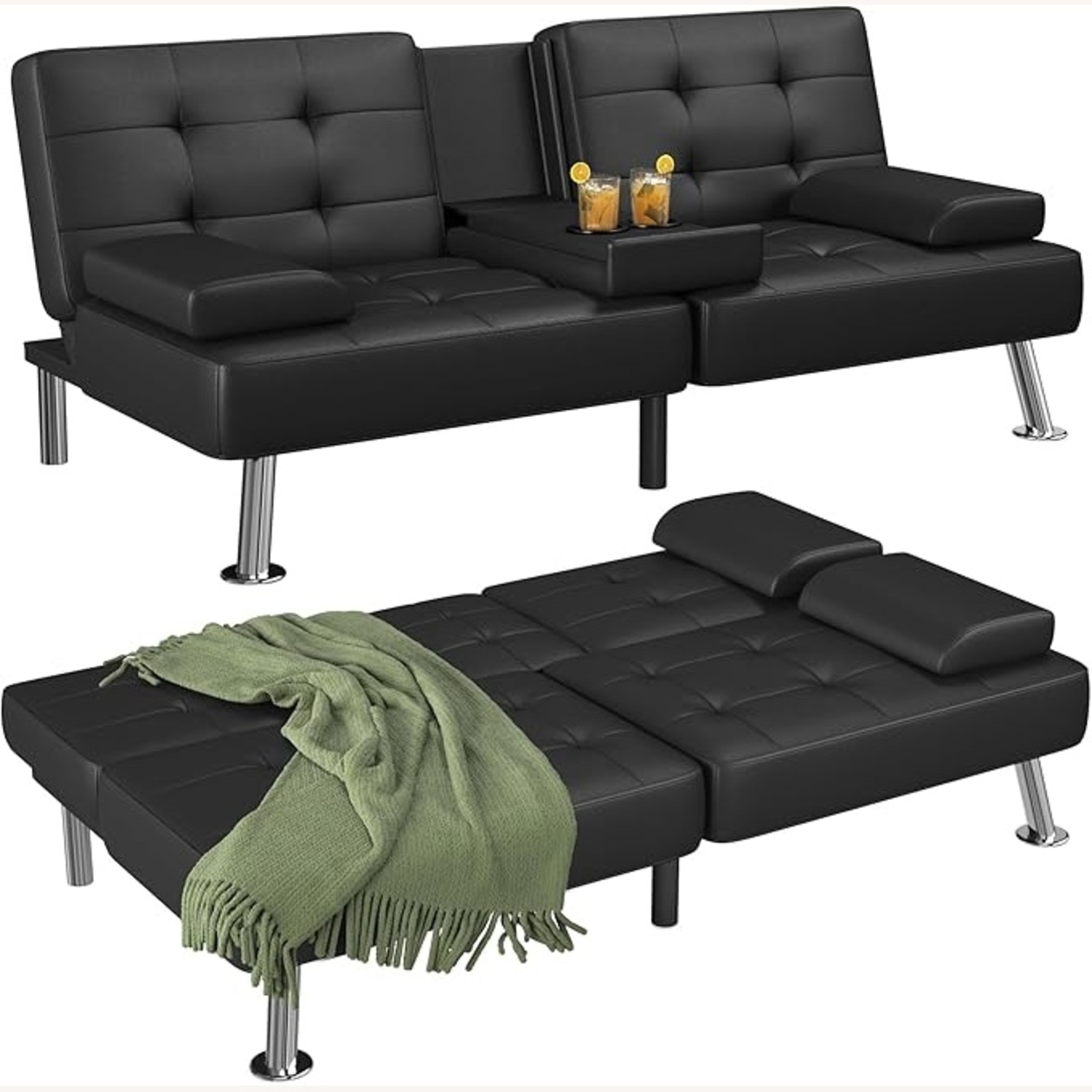Flamaker Futon Sofa Bed - image-4