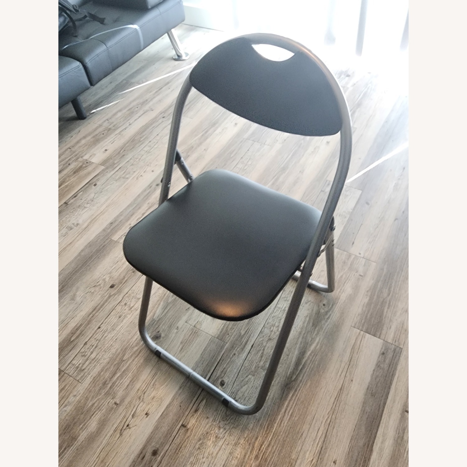 Foldable Chair with Cushion - image-2