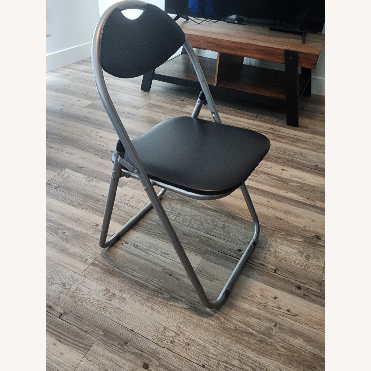 Foldable Chair with Cushion - image-3