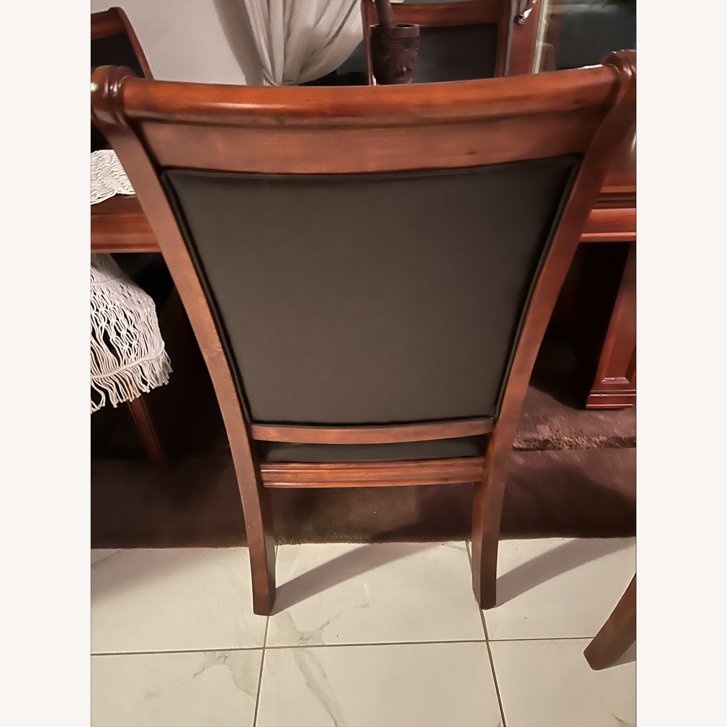Leather Kitchen Table Chairs - image-2