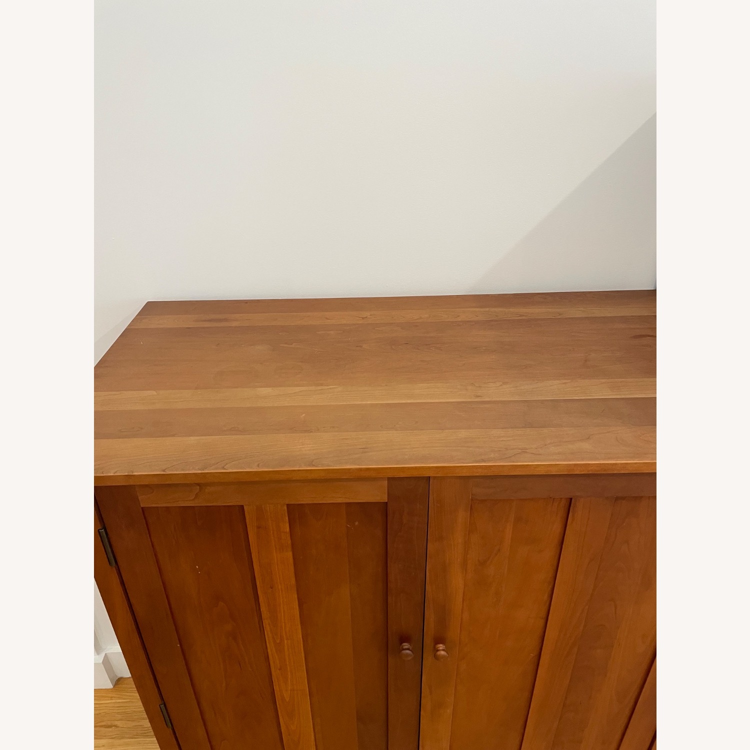 Vermont Hand Made Cherry Wood Armoire - image-6