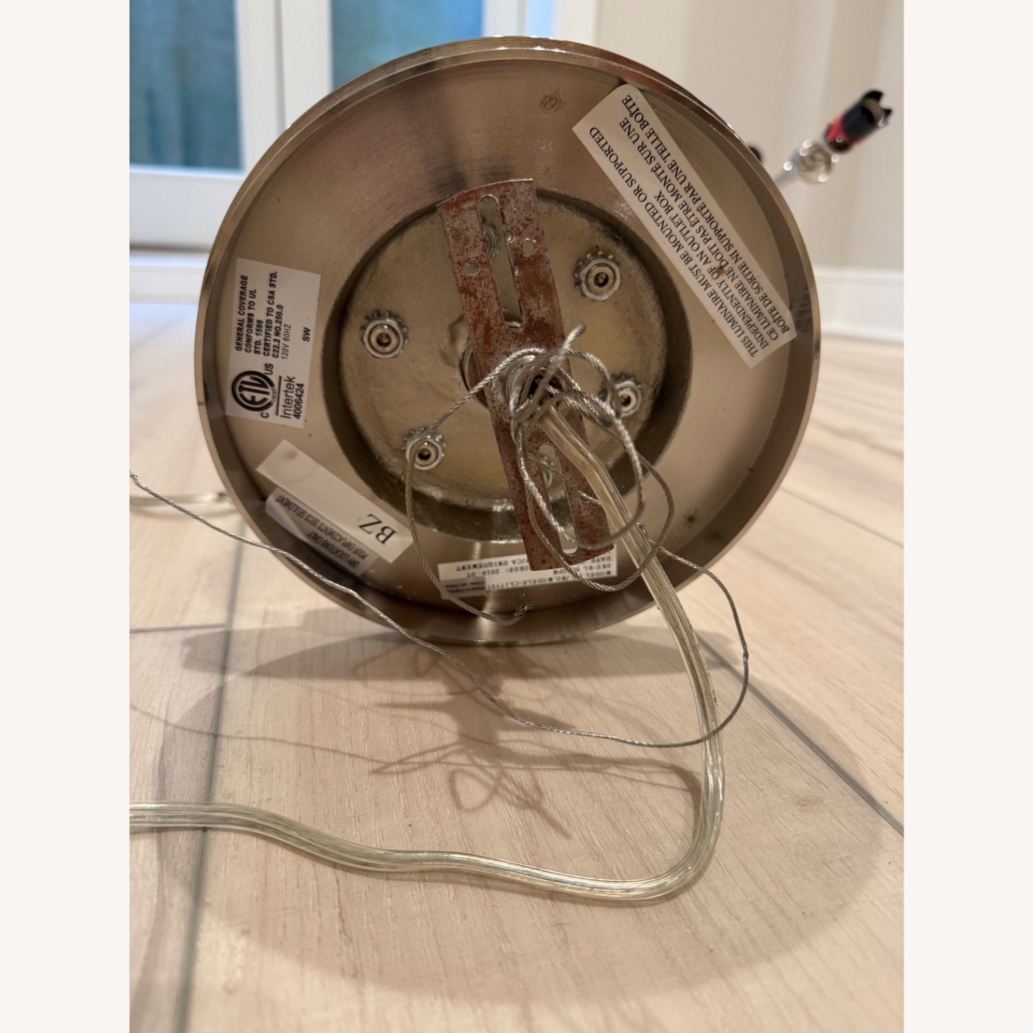 Ralp Lauren '67 Triple-Arm Nickel Chandelier - image-12