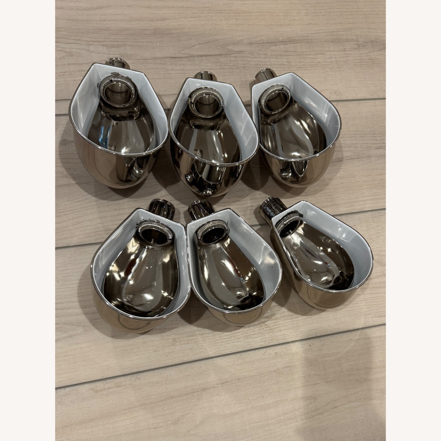 Ralp Lauren '67 Triple-Arm Nickel Chandelier - image-14