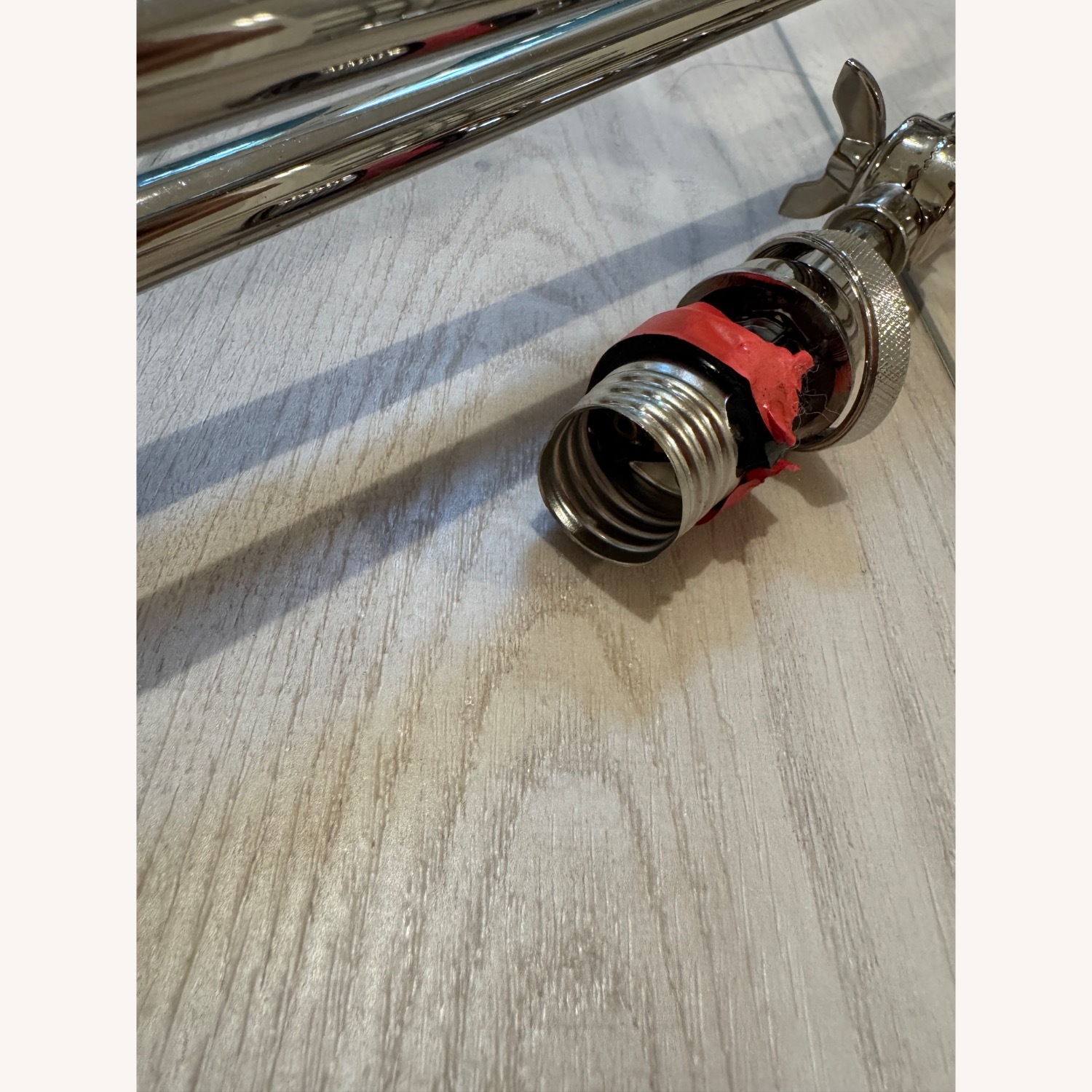 Ralp Lauren '67 Triple-Arm Nickel Chandelier - image-5