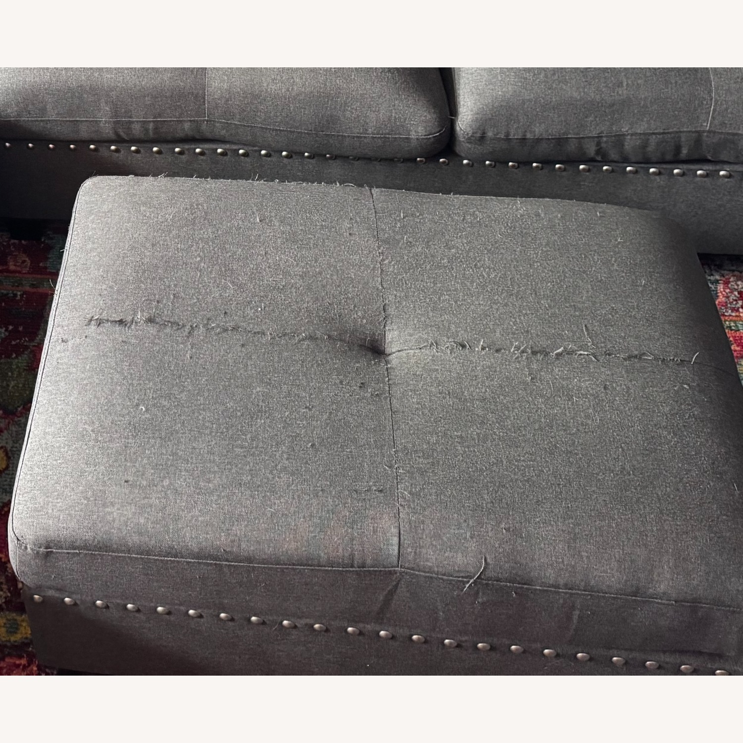 Wayfair Sofa & Chaise w Ottoman - image-4