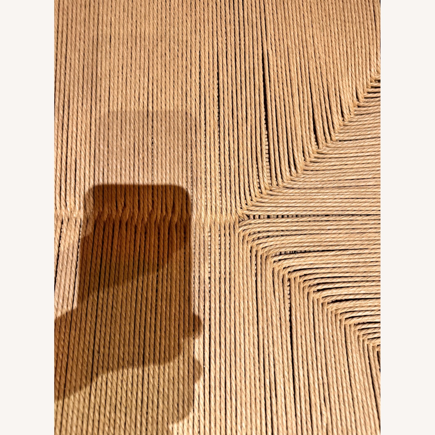 Pair of Ebonized and Straw Armchairs, 1940s - image-3