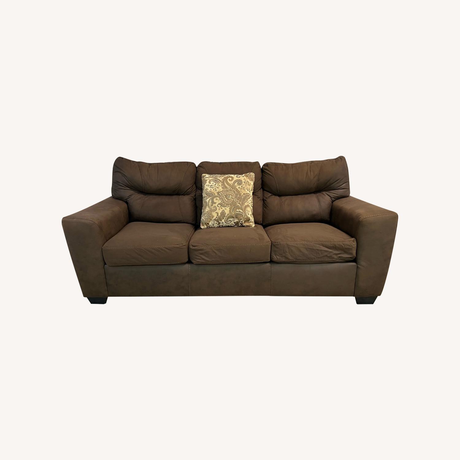 Ashley Furniture Navi Sofa - Chestnut - image-0