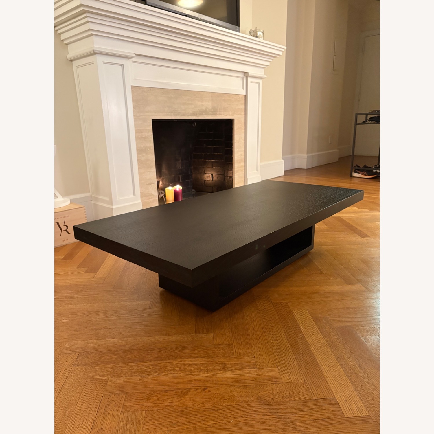 Cassina Coffee Table Black Wood - AptDeco