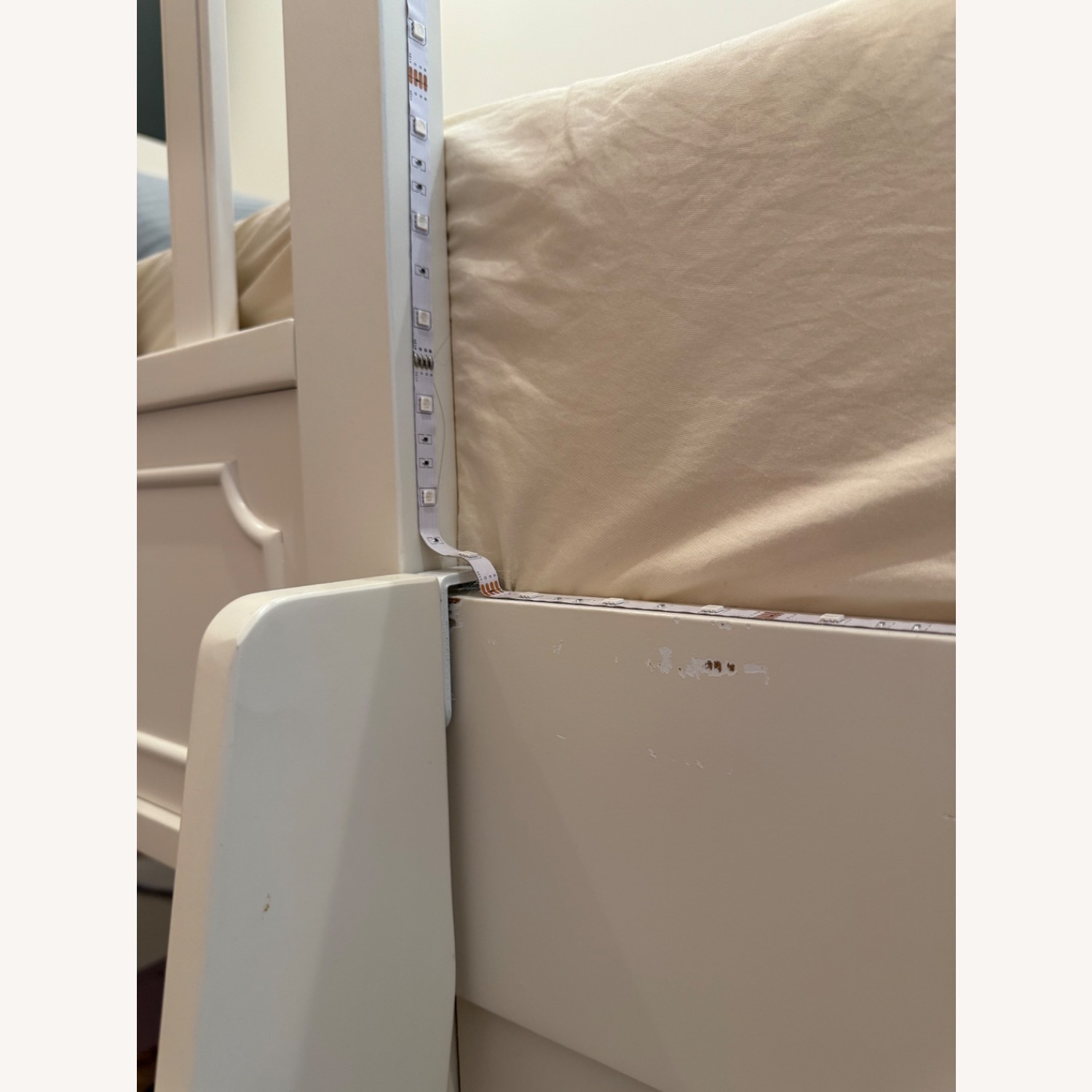 Ava Regency White Loft Bed Set - image-20