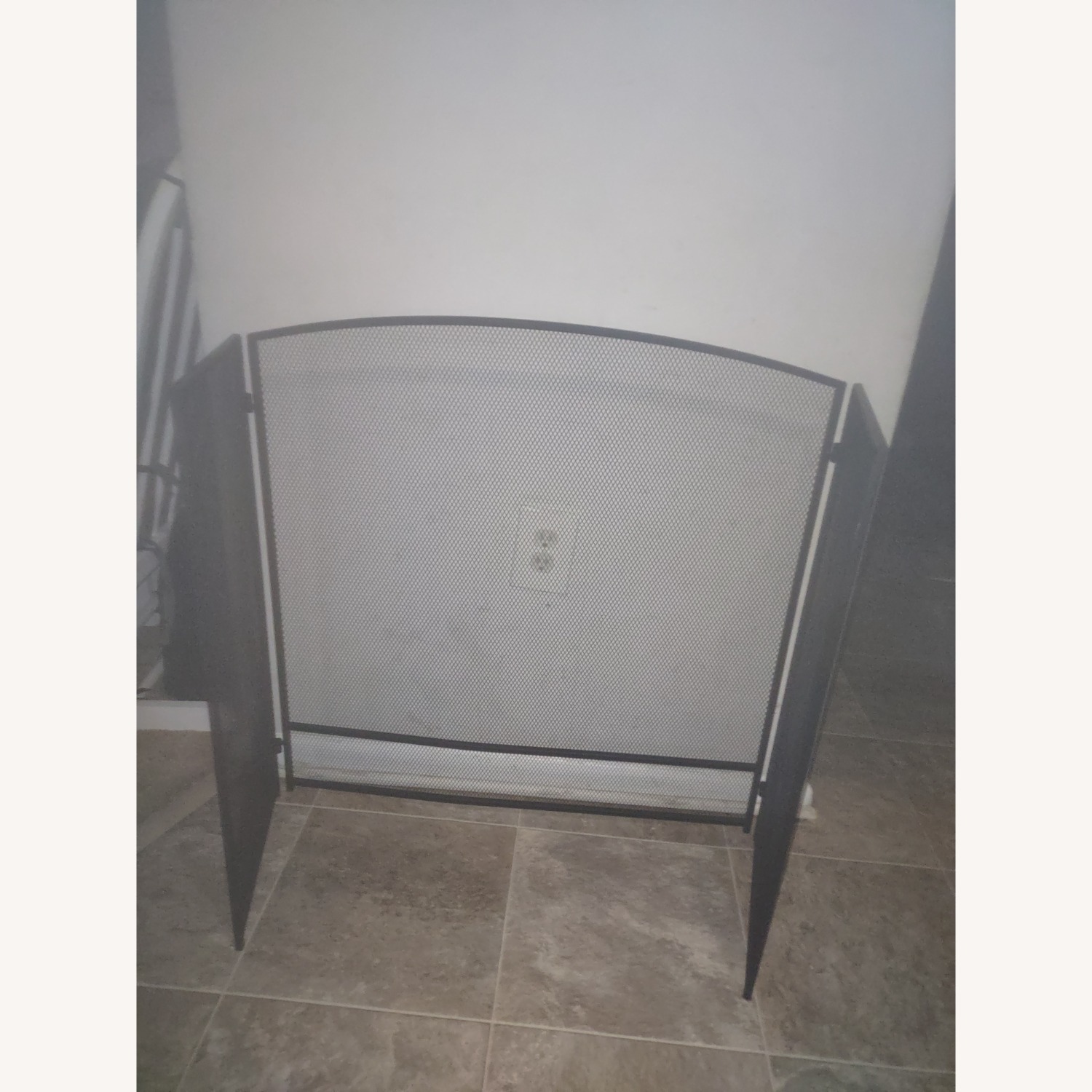 Black Fireplace Screen  - image-2