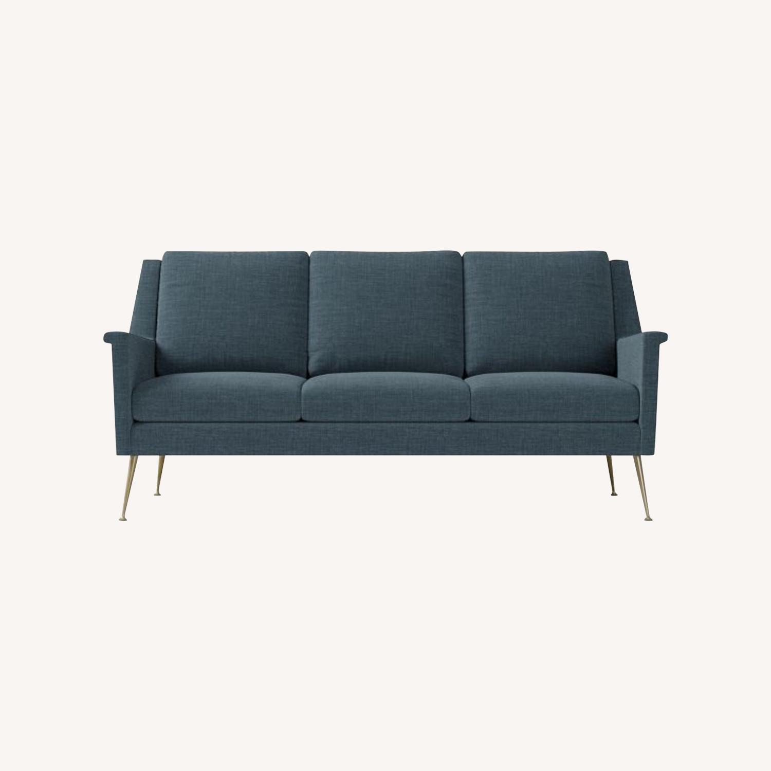 West Elm Carlo Mid-Century Sofa - Metal Legs - image-0