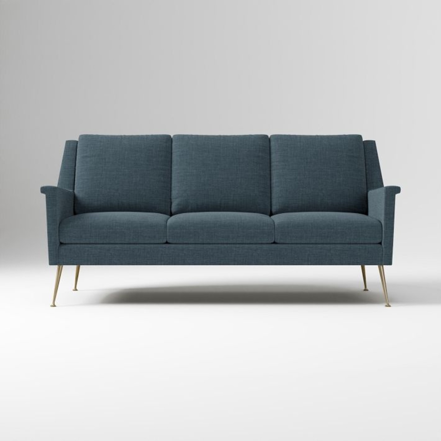 West Elm Carlo Mid-Century Sofa - Metal Legs - image-7