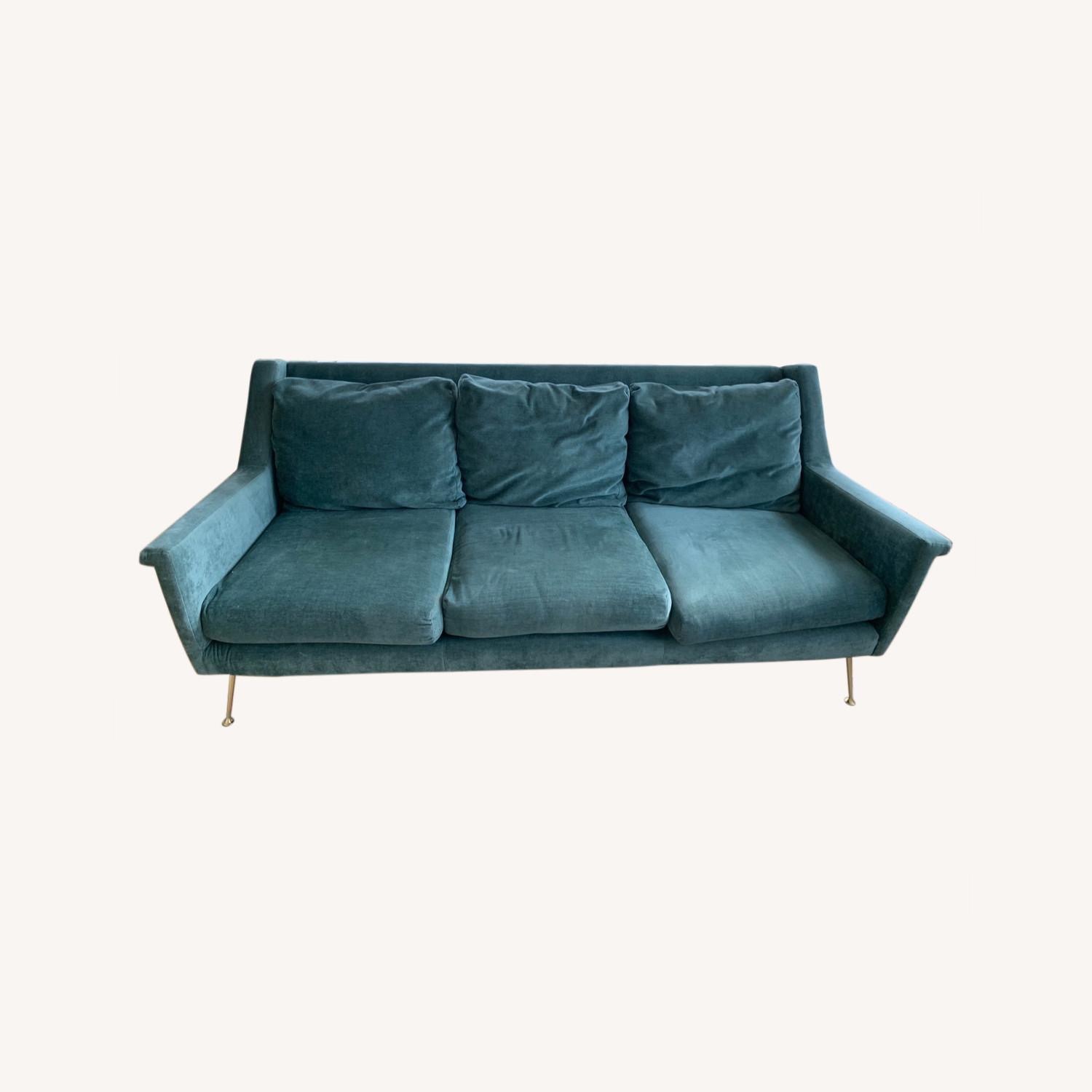 West Elm Carlo Mid-Century Sofa - Metal Legs - image-1