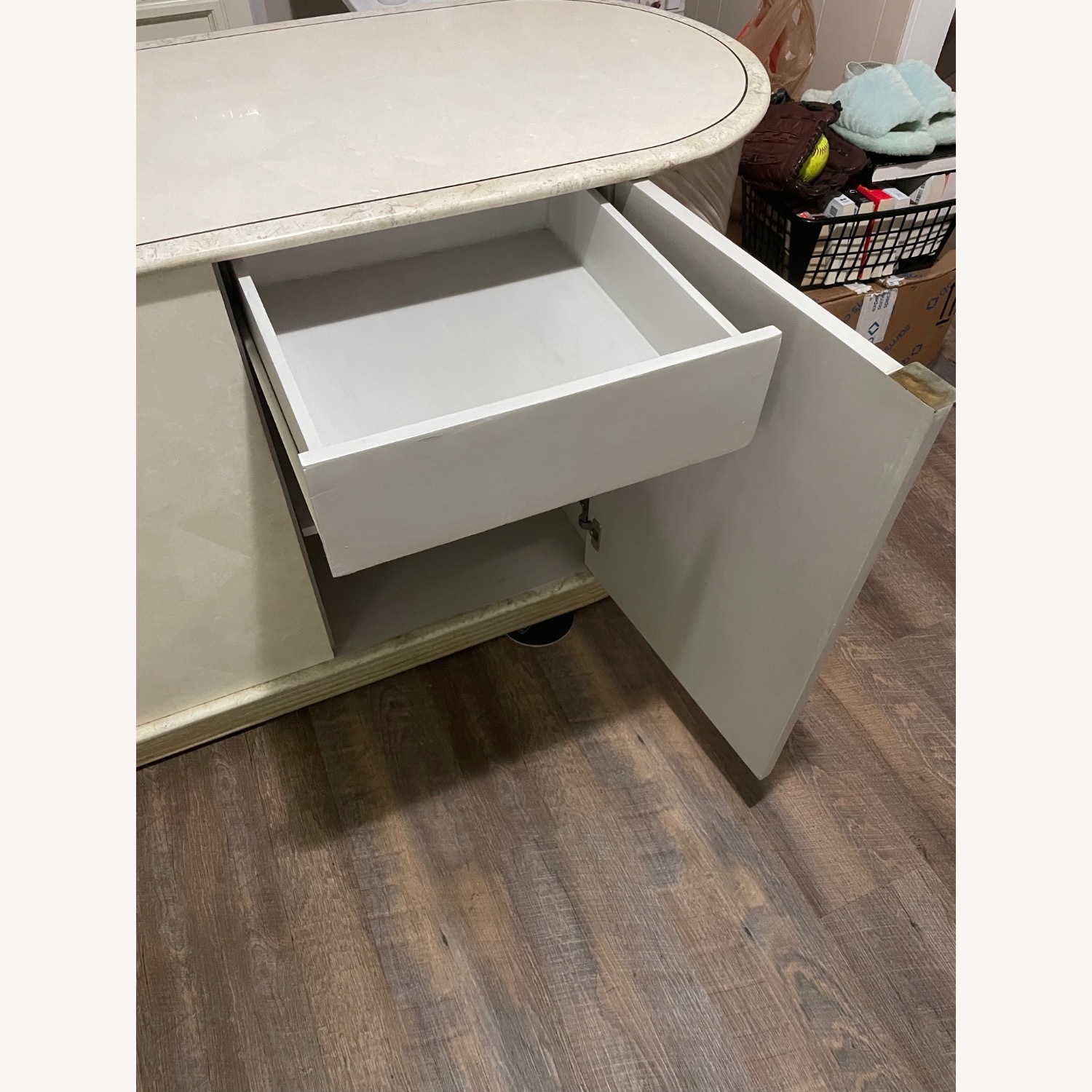 Antique Casa Bique Marble Credenza - image-6