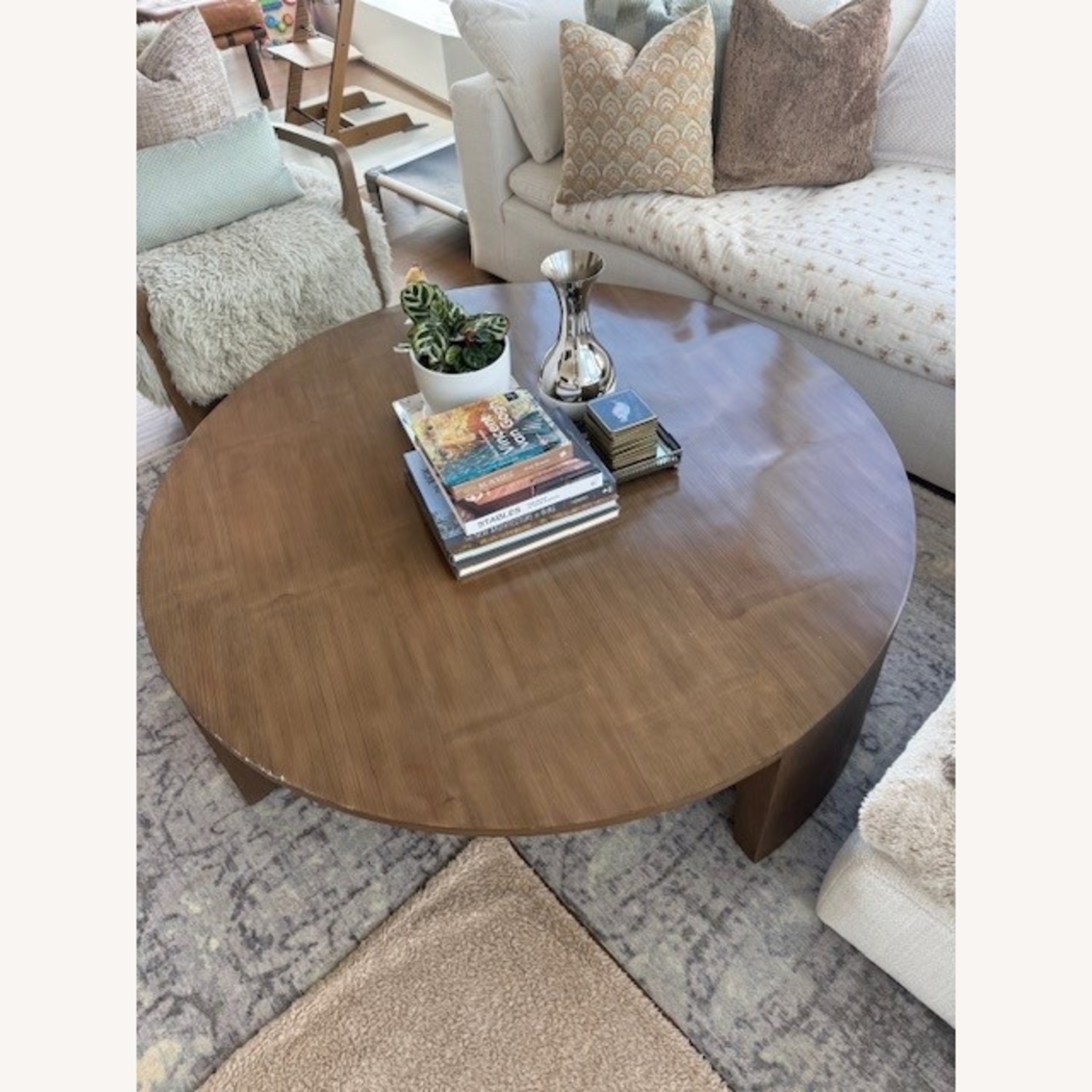 RH Wyeth Split Bamboo Round Coffee Table - image-12