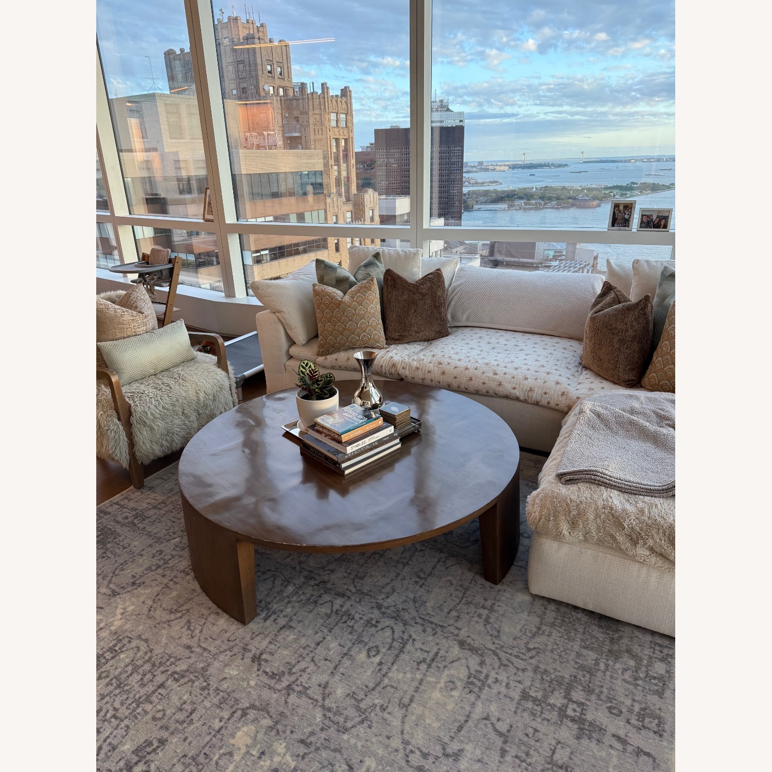 RH Wyeth Split Bamboo Round Coffee Table - image-7