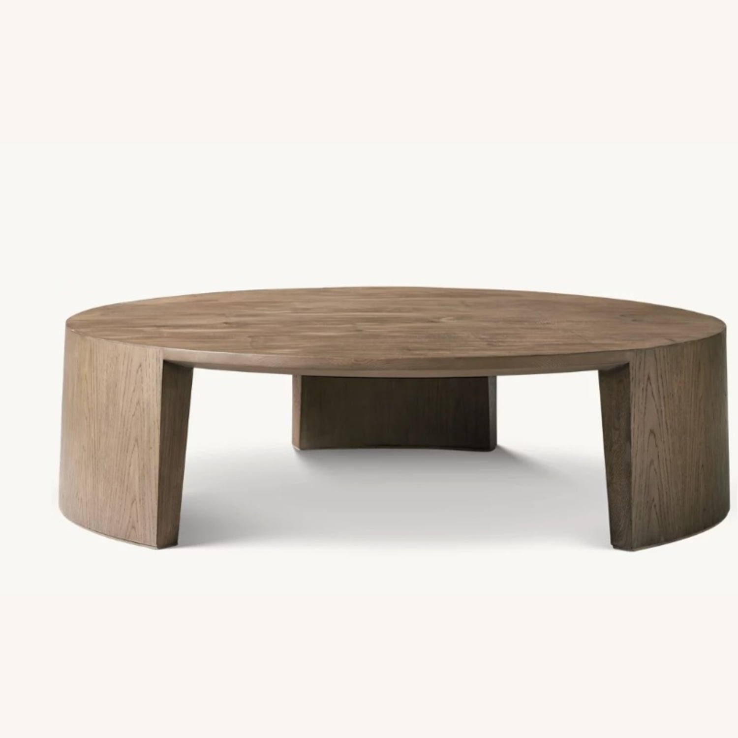 RH Wyeth Split Bamboo Round Coffee Table - image-1