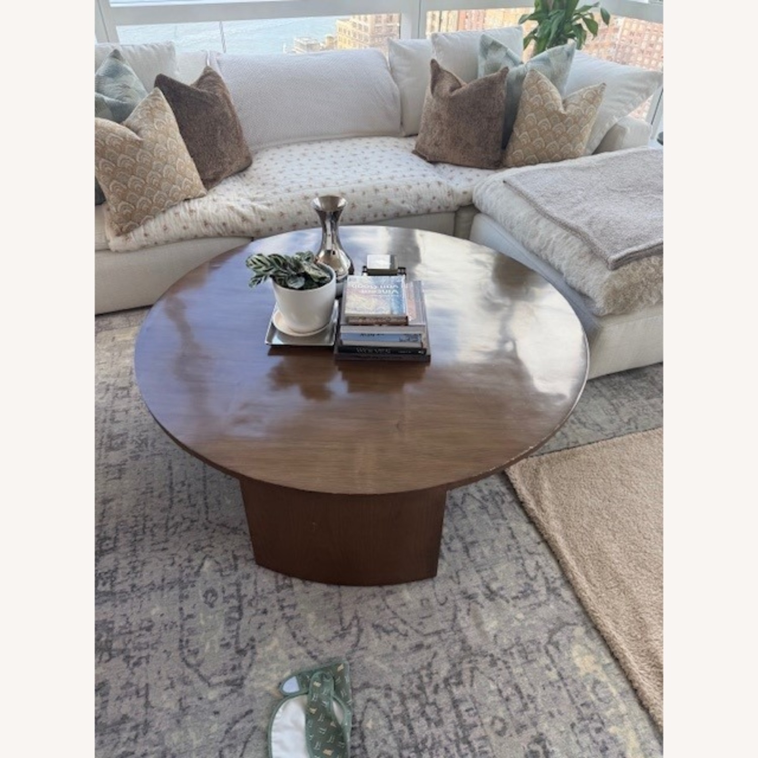 RH Wyeth Split Bamboo Round Coffee Table - image-10