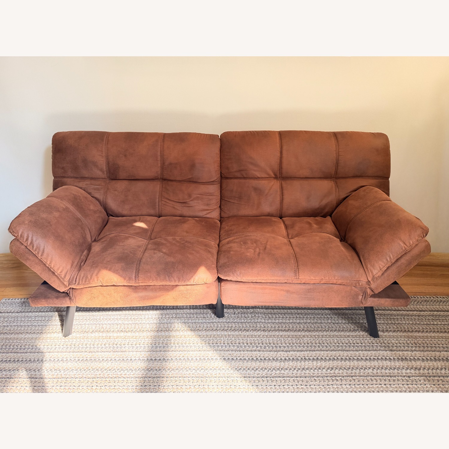 Opoiar Futon Sofa Bed,Lounge Memory Foam Sleeper Couch - image-1