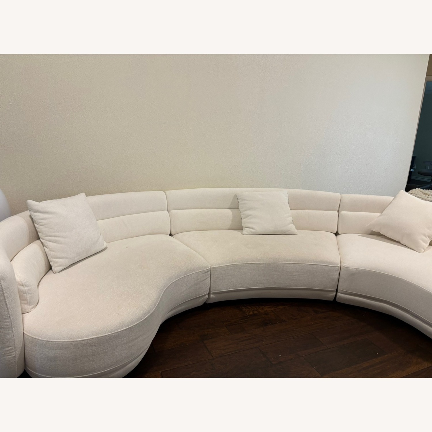 Formosa Ivory White Fabric, Sectional  - image-2