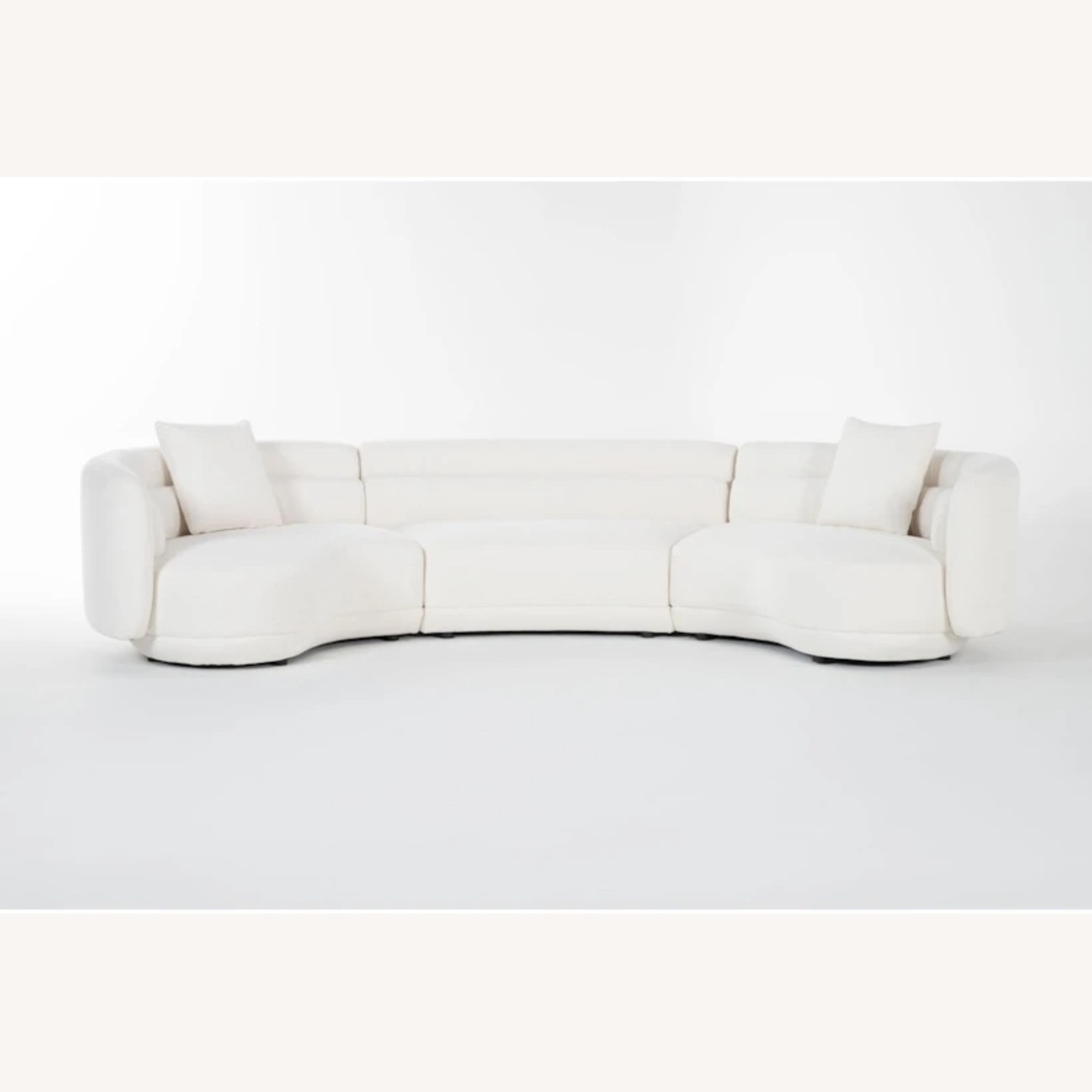 Formosa Ivory White Fabric, Sectional  - image-6