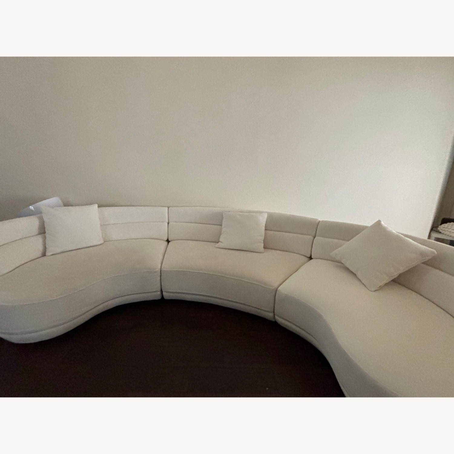 Formosa Ivory White Fabric, Sectional  - image-3