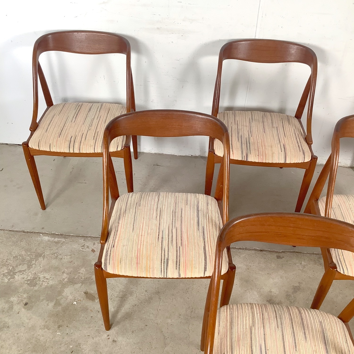 Scandinavian Modern Teak Dining Chairs- Six - image-3