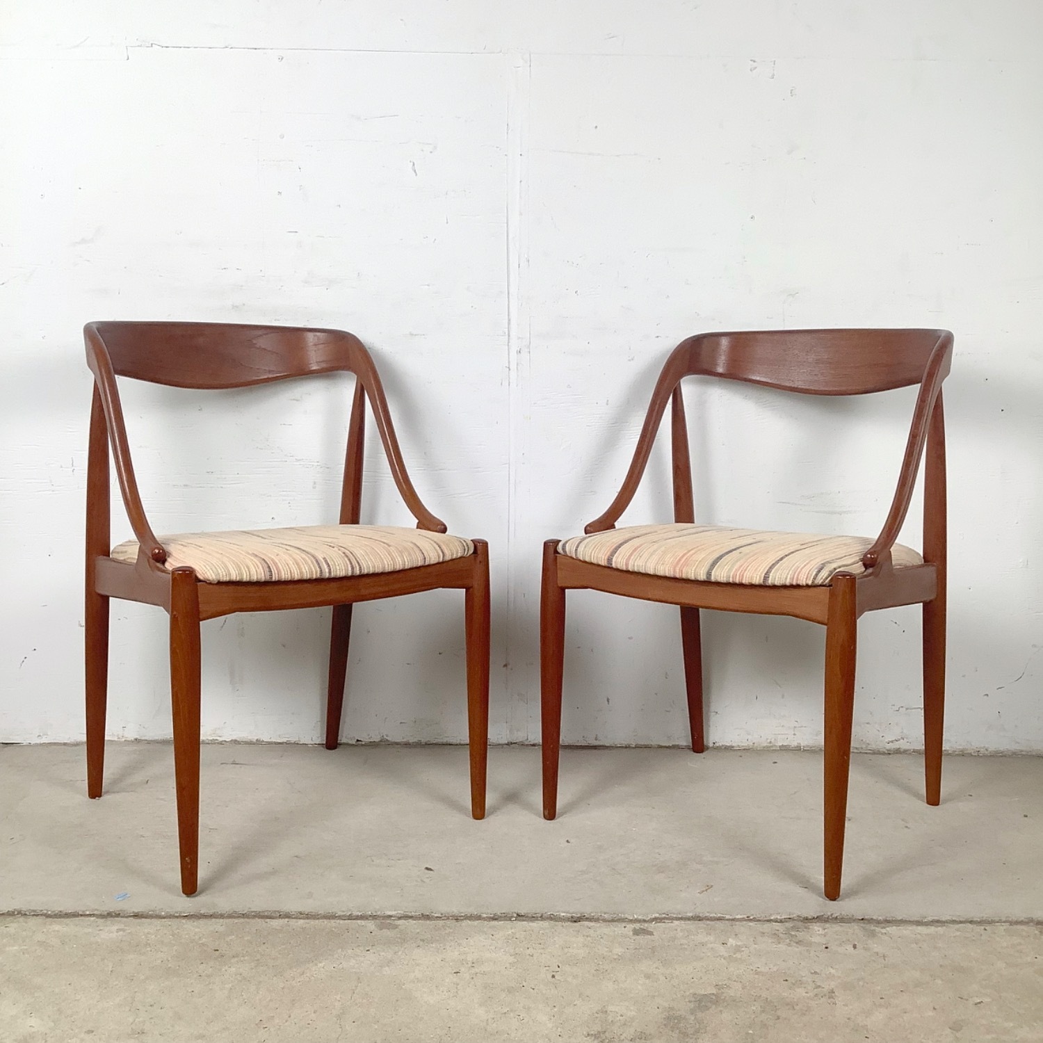 Scandinavian Modern Teak Dining Chairs- Six - image-12