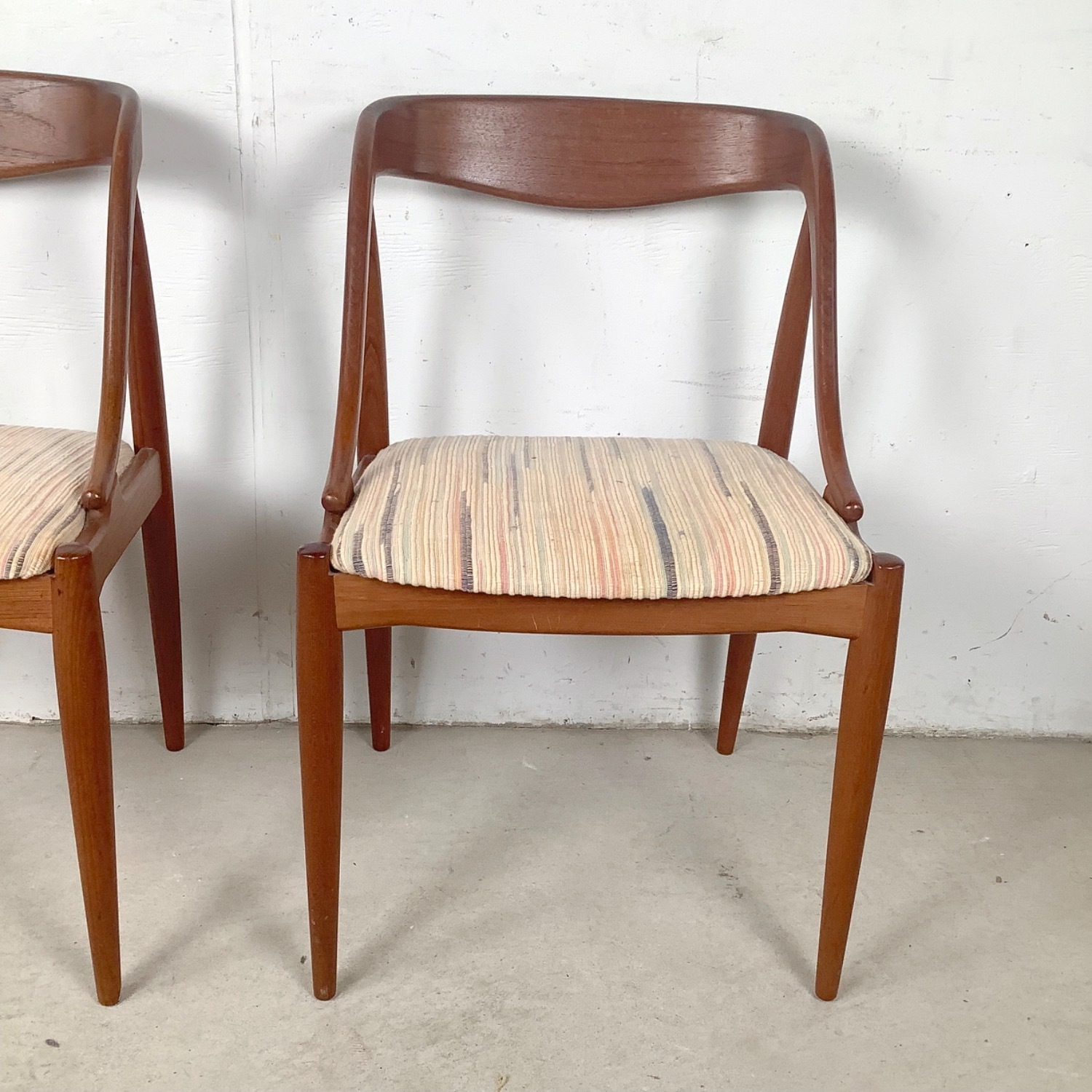 Scandinavian Modern Teak Dining Chairs- Six - image-7