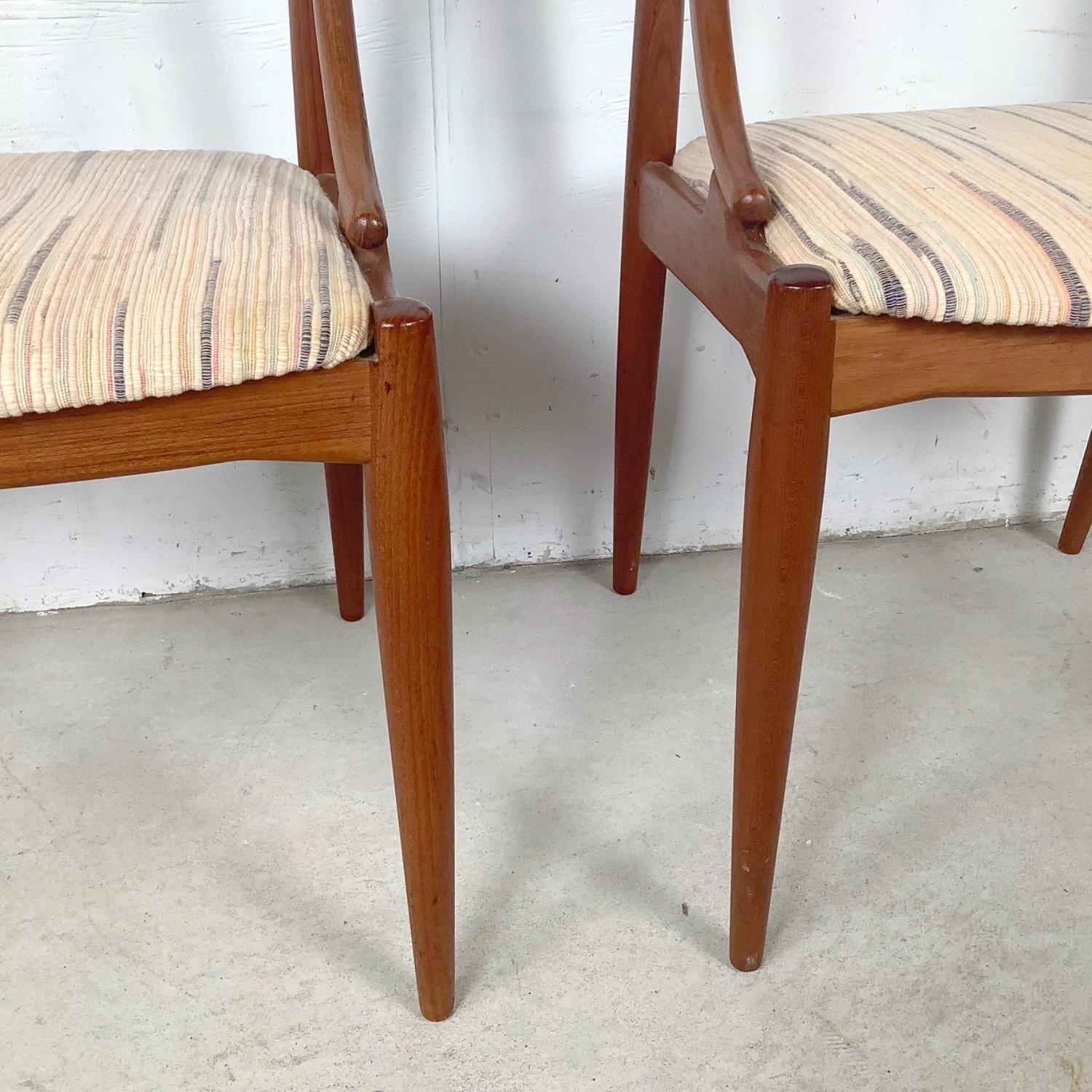 Scandinavian Modern Teak Dining Chairs- Six - image-22