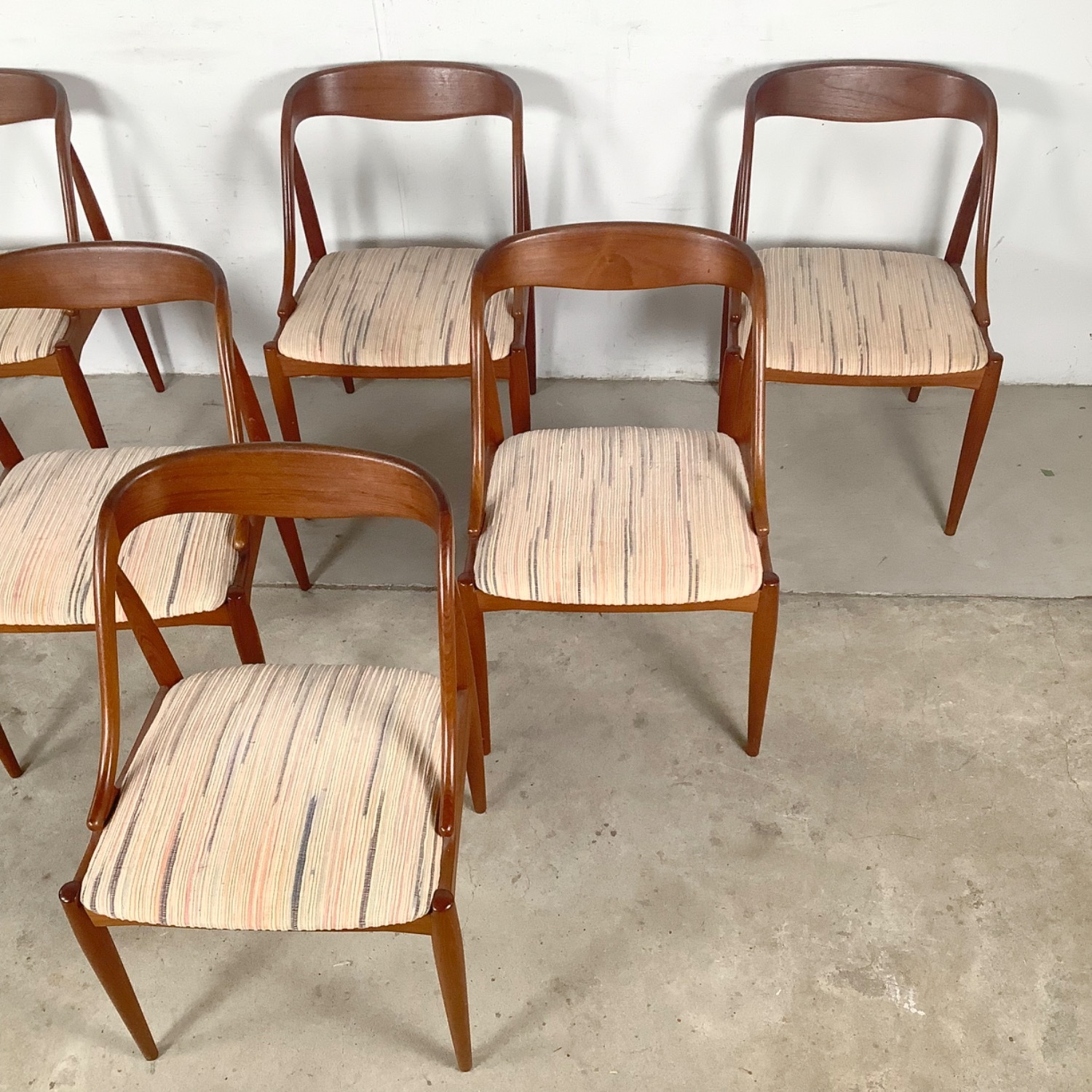 Scandinavian Modern Teak Dining Chairs- Six - image-4