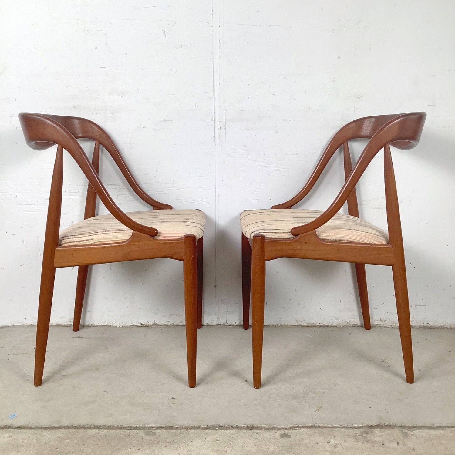 Scandinavian Modern Teak Dining Chairs- Six - image-9