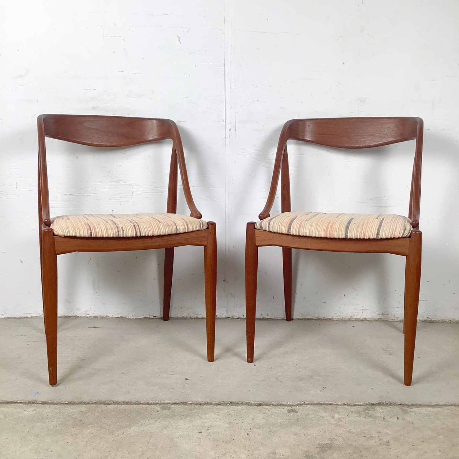Scandinavian Modern Teak Dining Chairs- Six - image-8