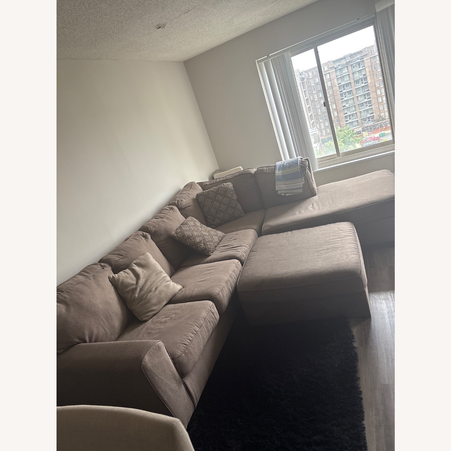 2 Piece Sectional with Ottoman - image-1