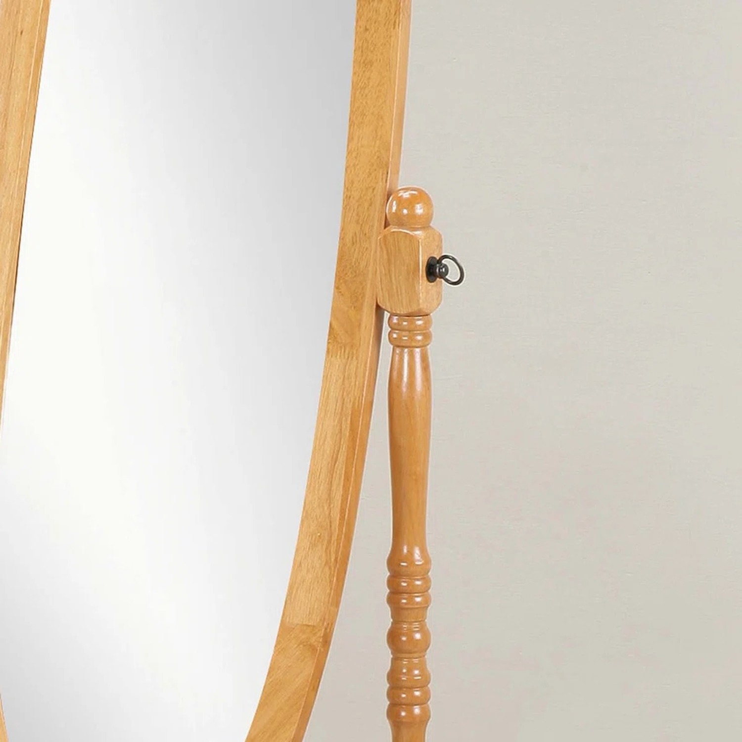 Wood Floor Cheval Mirror Finish - image-2