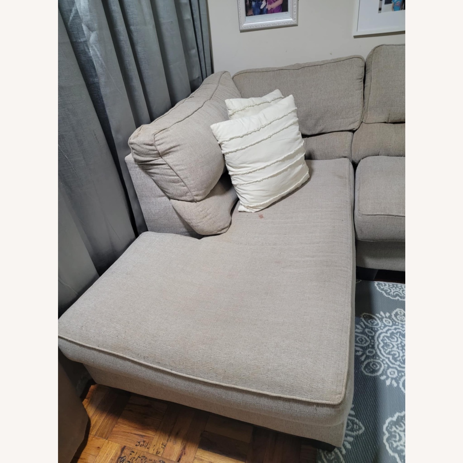 Bob Furniture Calvin Beige Sectional Sofa - image-10