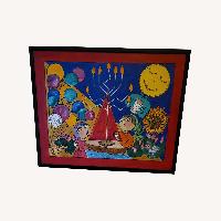 Menorah Art Painting