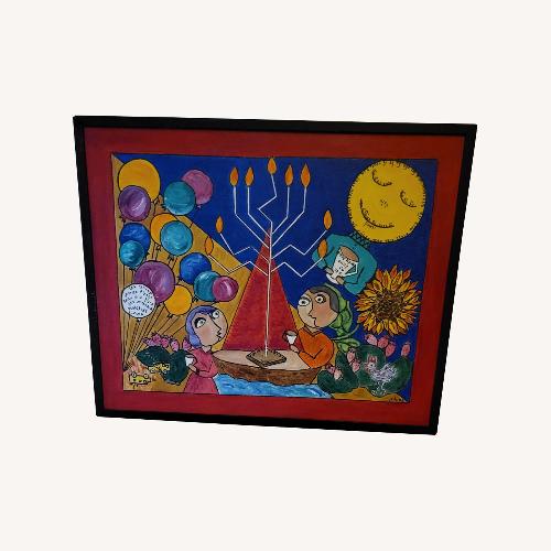 Used Menorah Art Painting for sale on AptDeco