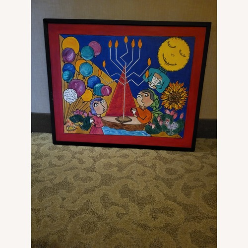 Used Menorah Art Painting for sale on AptDeco