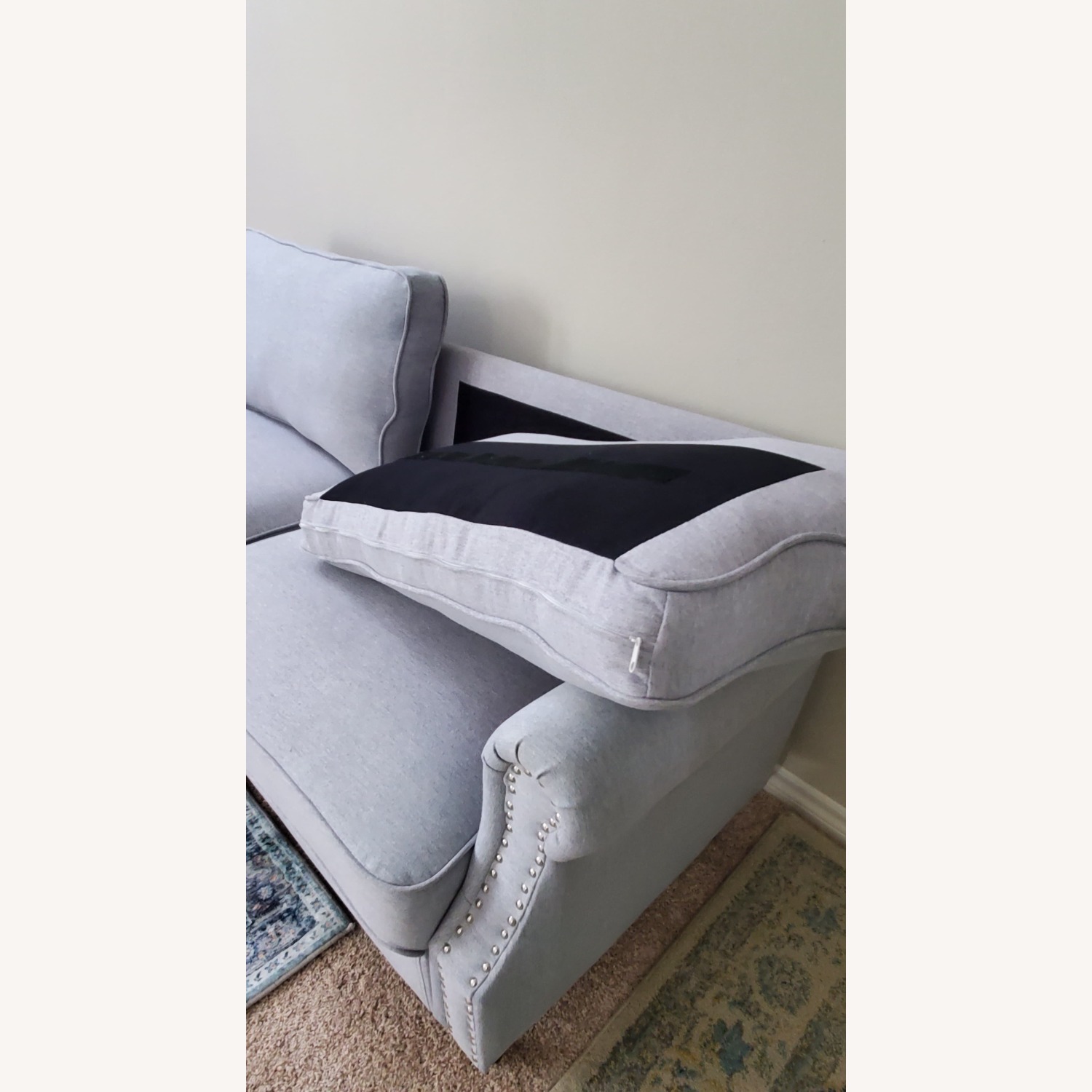 Sofa with Removable and Washable Back Cover - image-4