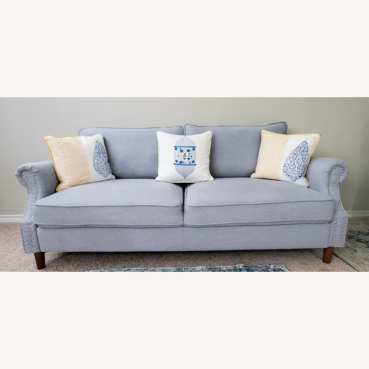 Sofa with Removable and Washable Back Cover - image-5