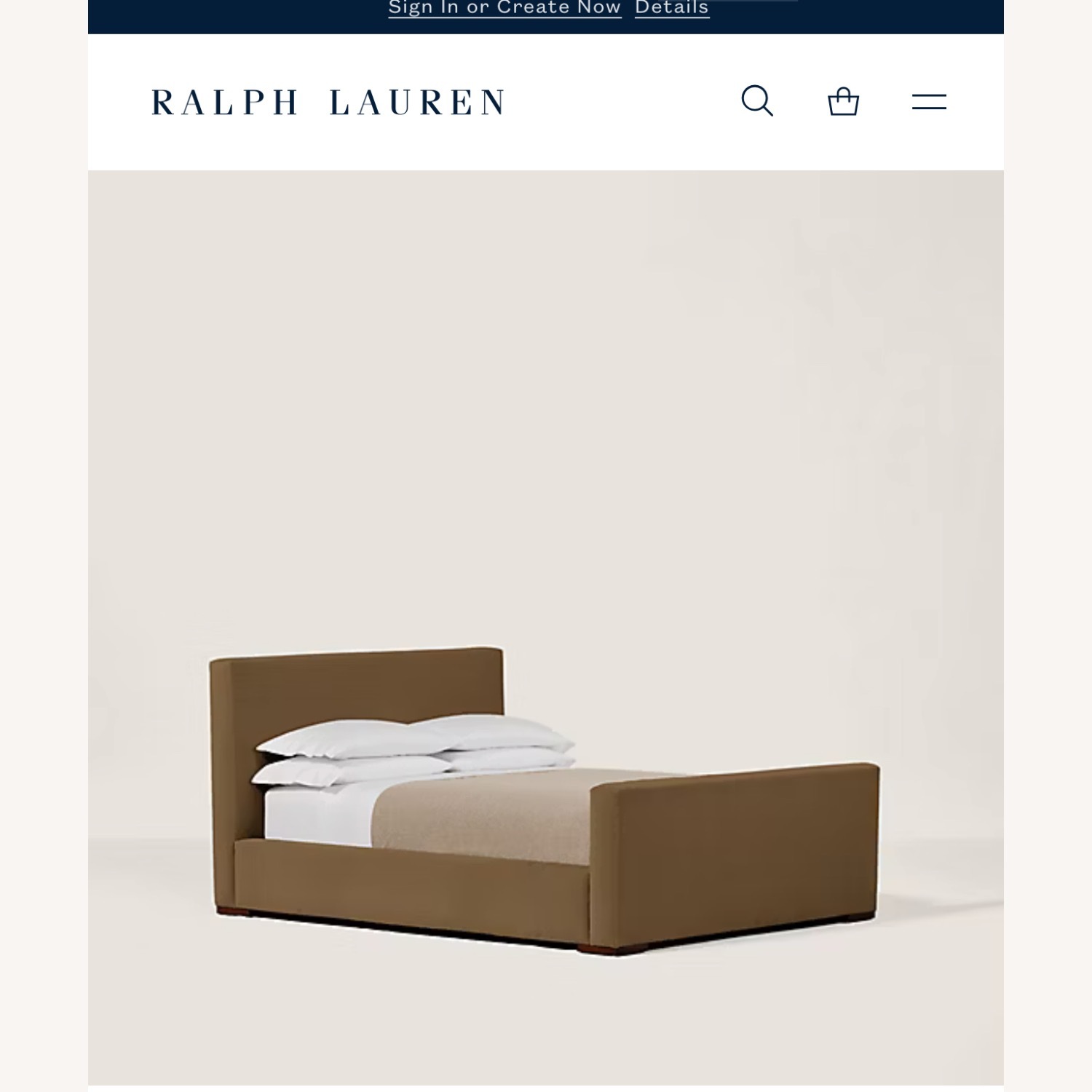 Ralph Lauren Desert Modern Bed - image-1
