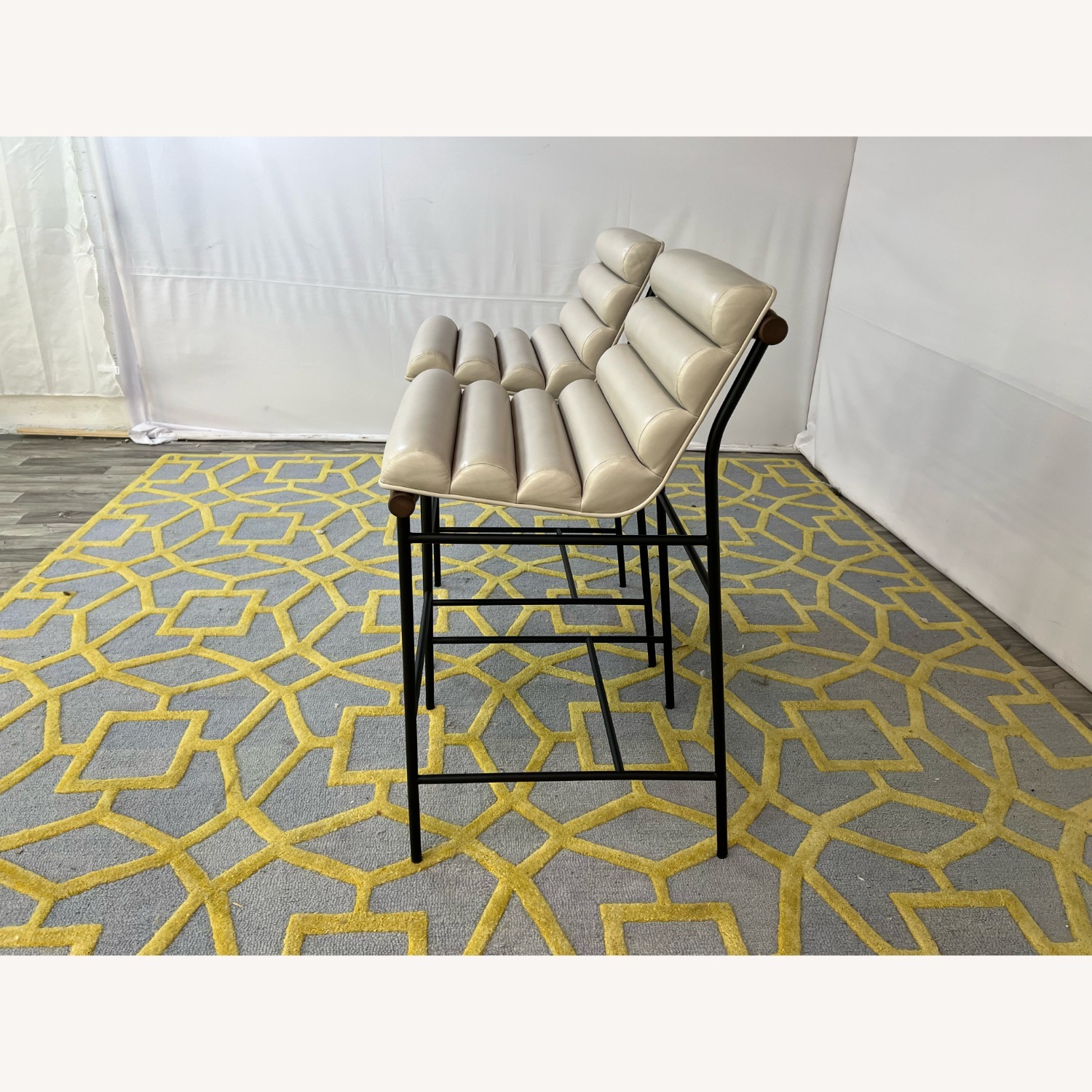 Denver Modern Vail Barstool in Pearl Walnut - image-3