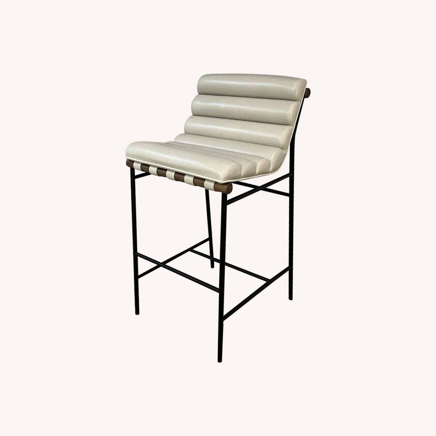 Denver Modern Vail Barstool in Pearl Walnut - image-0