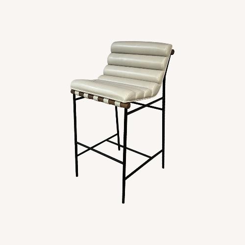 Used Denver Modern Vail Barstool in Pearl Walnut for sale on AptDeco
