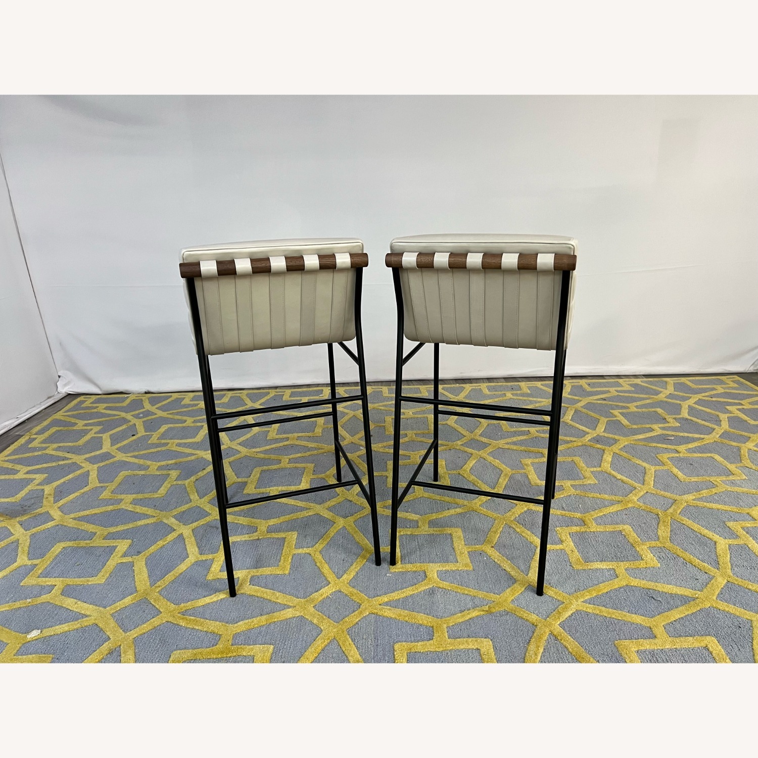 Denver Modern Vail Barstool in Pearl Walnut - image-4